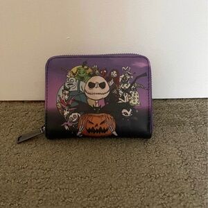Loungefly Purple and Black Clutch